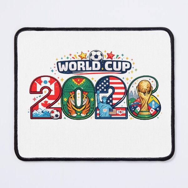 Item preview, World Cup 2026 Host Nations Soccer Design | USA Canada Mexico Football Fan Art designed and sold by CreativeNest Prints.