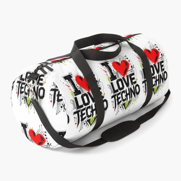 Item preview, Love Techno Industrial Street Art Grungy designed and sold by ZenRave Designs.