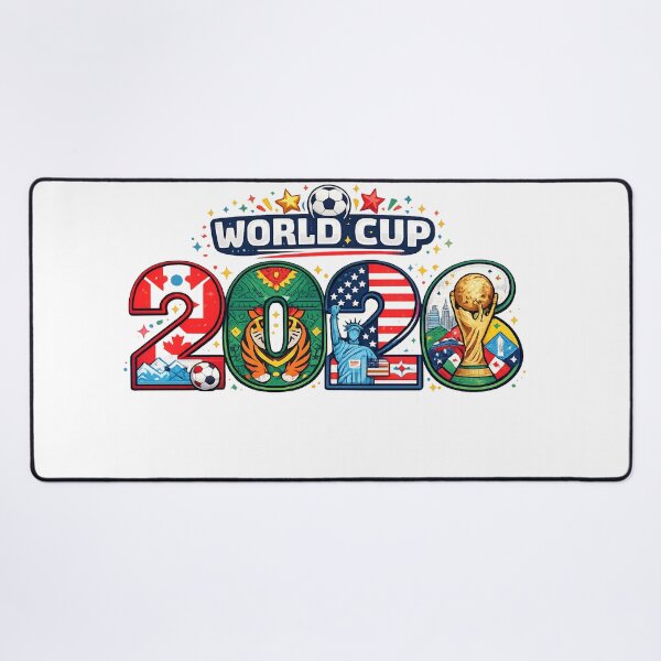 Item preview, World Cup 2026 Host Nations Soccer Design | USA Canada Mexico Football Fan Art designed and sold by CreativeNest Prints.