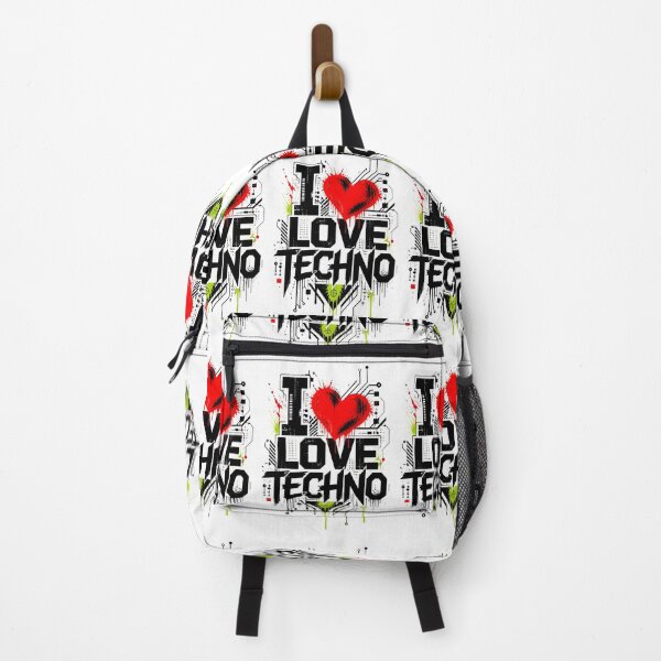 Item preview, Love Techno Industrial Street Art Grungy designed and sold by ZenRave Designs.