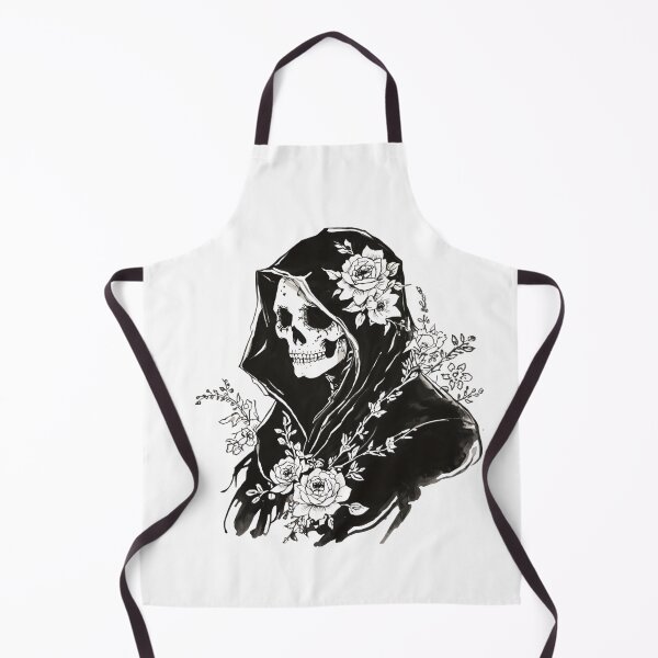 Item preview, Death with a bouquet of flowers designed and sold by uunaa.