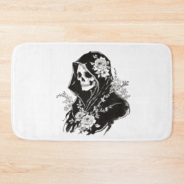 Item preview,  Death with a bouquet of flowers designed and sold by uunaa.