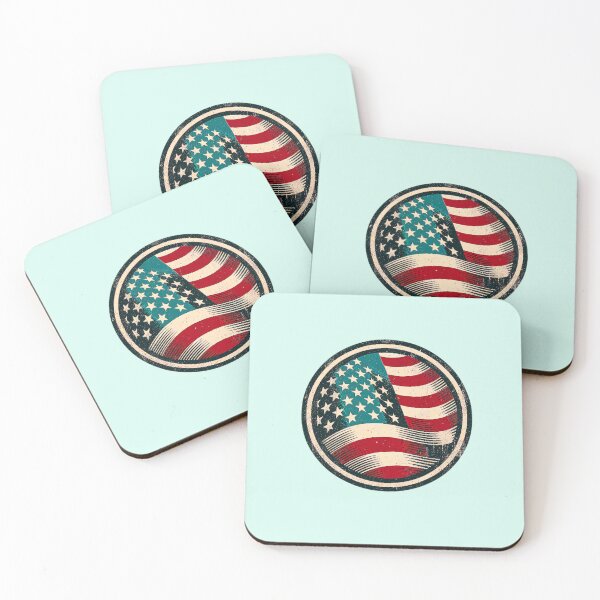 Item preview, USA Flag circle shape t shrit and gift items designed and sold by Trending Now ⭐️⭐️⭐️.