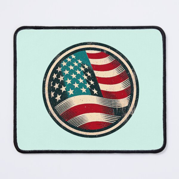 Item preview, USA Flag circle shape t shrit and gift items designed and sold by Trending Now ⭐️⭐️⭐️.