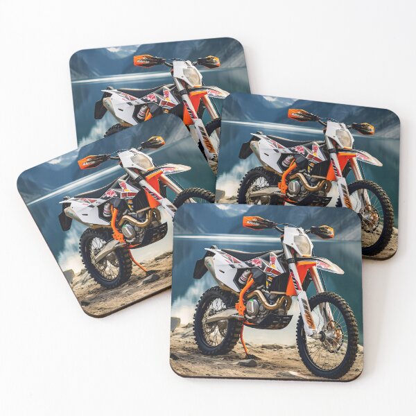 Item preview, Scenic Mountain Lake Enduro Dirt Bike Adventure Art designed and sold by RevUpDesign.
