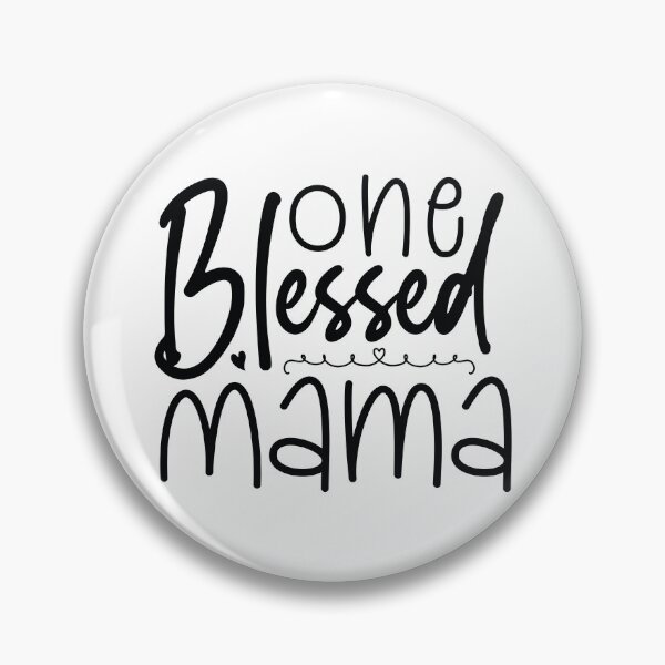 Item preview, One Blessed Mama - Cute Mothers Day Retro Vintage Floral Aesthetic Mom Mommy Wife Family Grandma Gift designed and sold by FuzionRaptor.