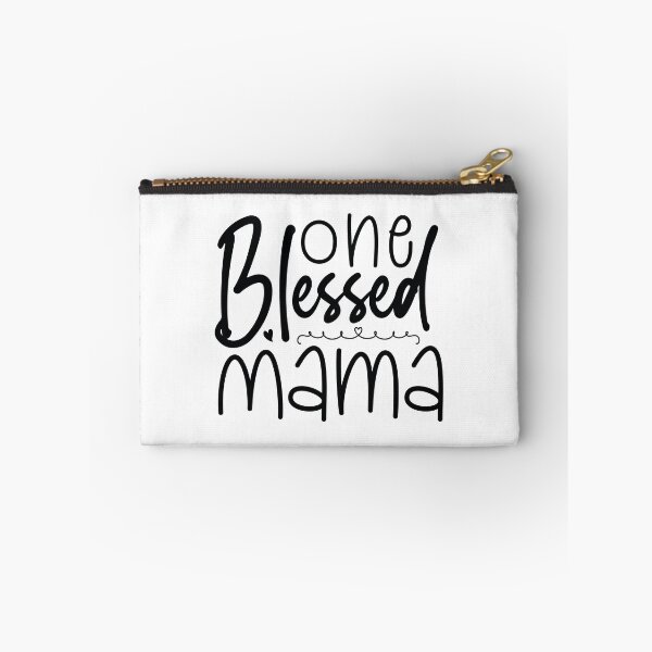 Item preview, One Blessed Mama - Cute Mothers Day Retro Vintage Floral Aesthetic Mom Mommy Wife Family Grandma Gift designed and sold by FuzionRaptor.