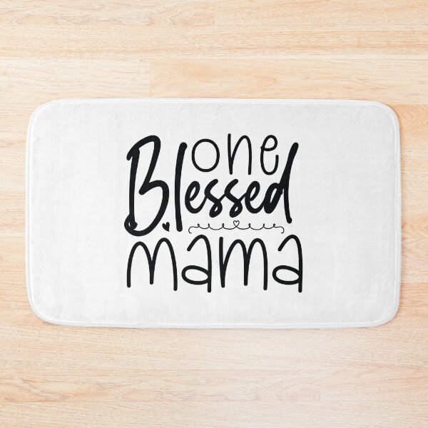 Item preview, One Blessed Mama - Cute Mothers Day Retro Vintage Floral Aesthetic Mom Mommy Wife Family Grandma Gift designed and sold by FuzionRaptor.