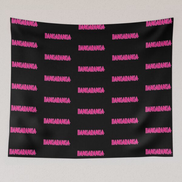 Item preview, Bangaranga Song Lyric Word (Hot Pink) designed and sold by CamilasPrints.