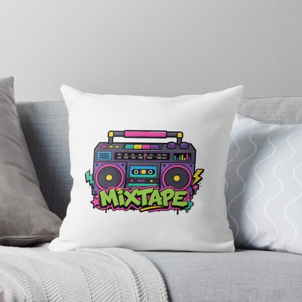Item preview, Retro 90s Neon Graffiti Boombox Sticker designed and sold by Winterp09.