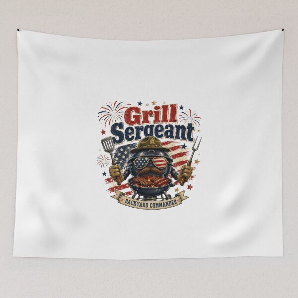 Aperçu de l'œuvre Sergent Grill | 4 juillet créée et vendue par Katybmadeit.
