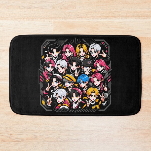 Item preview, K-Pop Magic Idol Doodle Wallpaper designed and sold by NerdiPop.