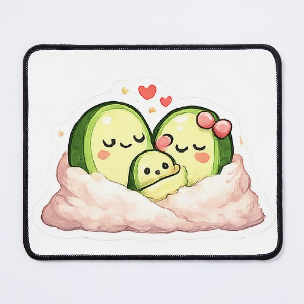 Item preview, Cute Avocado Family designed and sold by Northline Creative.