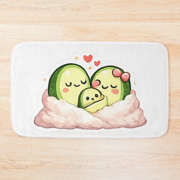 Item preview, Cute Avocado Family designed and sold by Northline Creative.