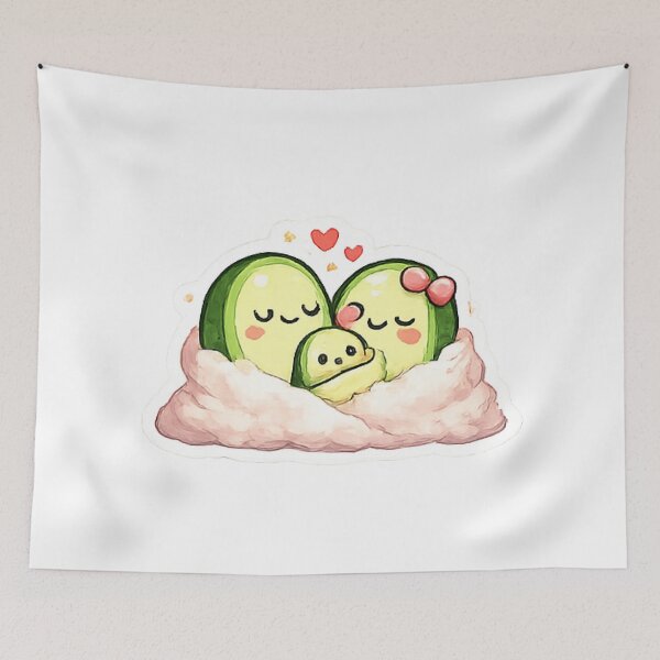 Item preview, Cute Avocado Family designed and sold by Northline Creative.
