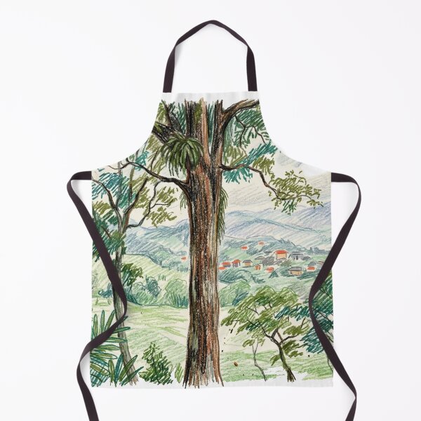 Item preview, Rural landscape: tree and village designed and sold by CristianCEB.