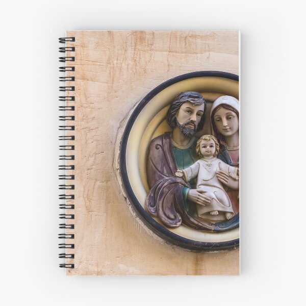 Item preview, Religious Wall Plaque of the Holy Family, Madonna and Child With Saint Joseph Sculpture designed and sold by Nmallia.