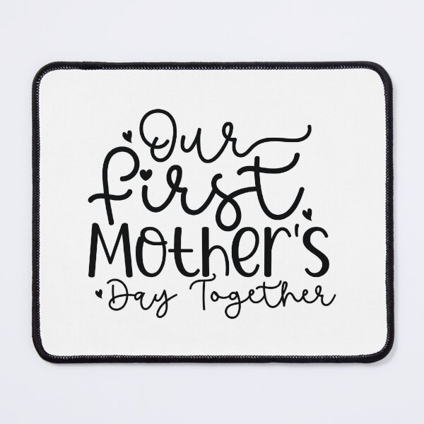 Item preview, Our First Mothers Day Together - Cute Retro Vintage Floral Aesthetic New Mom Mommy Baby Family Gift designed and sold by FuzionRaptor.