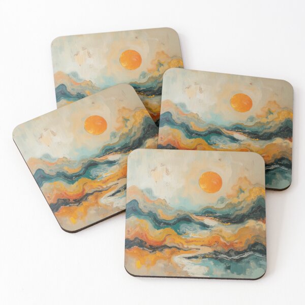 Item preview, Abstract Sunset Landscape designed and sold by Mary Spencer.
