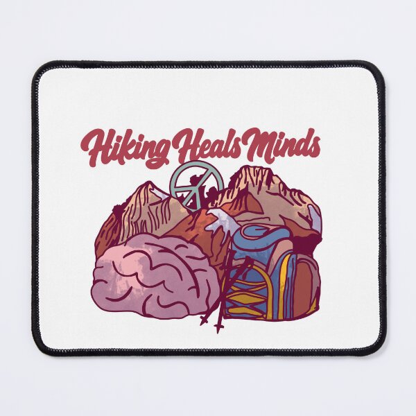 Item preview, Nature Therapy Hiking Mental Health Outdoors designed and sold by SamCollinsArt.
