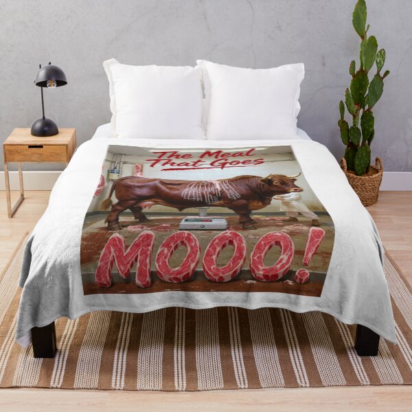 Item preview, Meal Goes Mooo! Print designed and sold by Lichentroupe63.