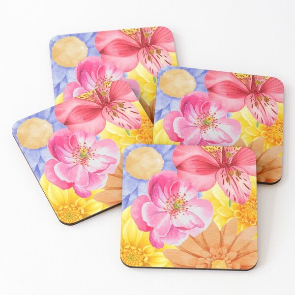 Item preview, Bright Summer Blooms Collage Art designed and sold by UllassaStore.