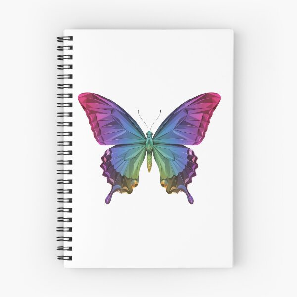 Item preview, Tribal Butterfly - Rainbow Geometric Butterfly – Vibrant Low Poly Butterfly Art designed and sold by ArcticFoxStudio.