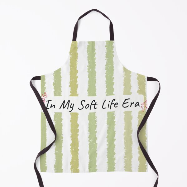 Item preview, In My Soft Life Era Sage Green Stripes designed and sold by StoriesInGrain.