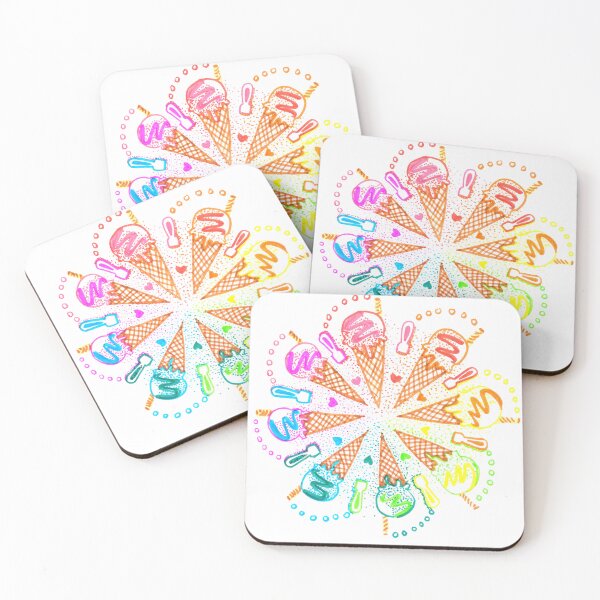 Item preview, Rainbow ice creams designed and sold by CeciLi-chan.