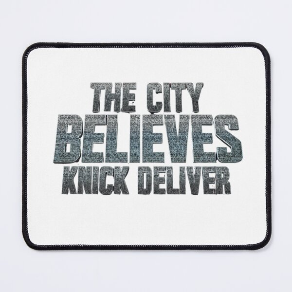 Item preview, The City Believes Knicks Deliver Basketball Fan Design designed and sold by Vvmd.