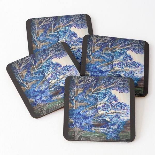 Item preview, Moonlight through tree branches designed and sold by Haxson37art.