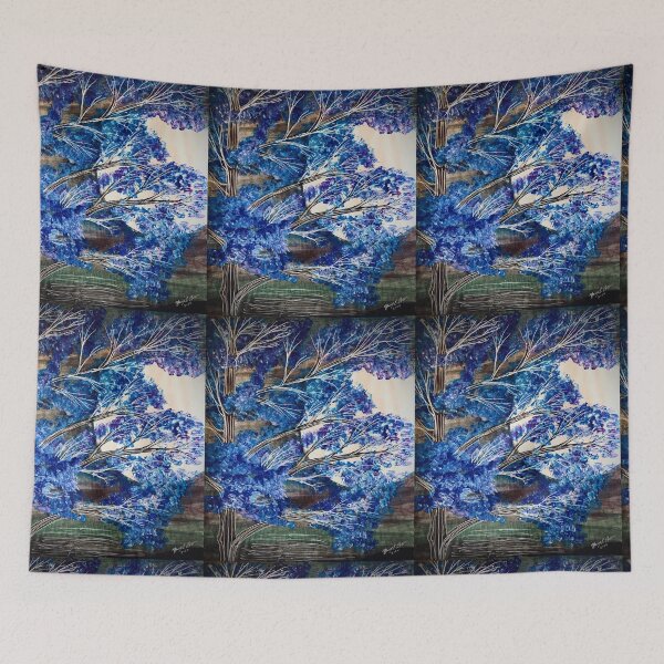 Item preview, Moonlight through tree branches designed and sold by Haxson37art.