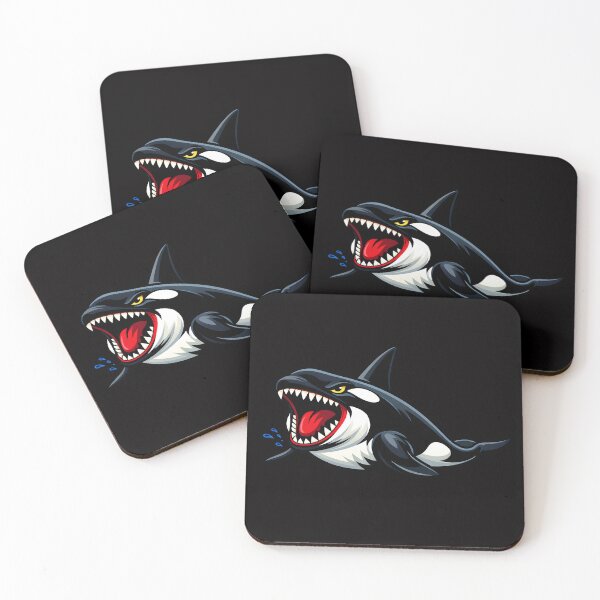 Item preview, Roaring Orca Killer Whale – Fierce Marine Predator Illustration designed and sold by ROARSOME DESiGNS.
