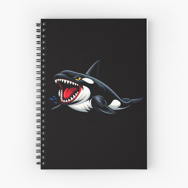 Item preview, Roaring Orca Killer Whale – Fierce Marine Predator Illustration designed and sold by ROARSOME DESiGNS.
