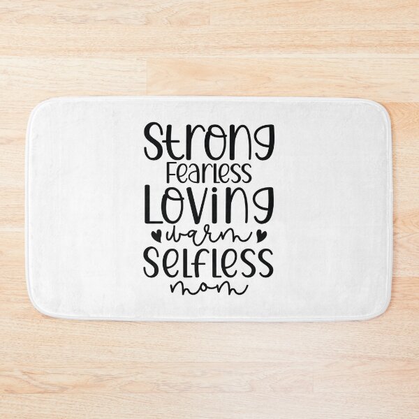 Item preview, Strong Fearless Loving Warm Selfless Mom - Cute Mothers Day Retro Vintage Floral Aesthetic Gift designed and sold by FuzionRaptor.