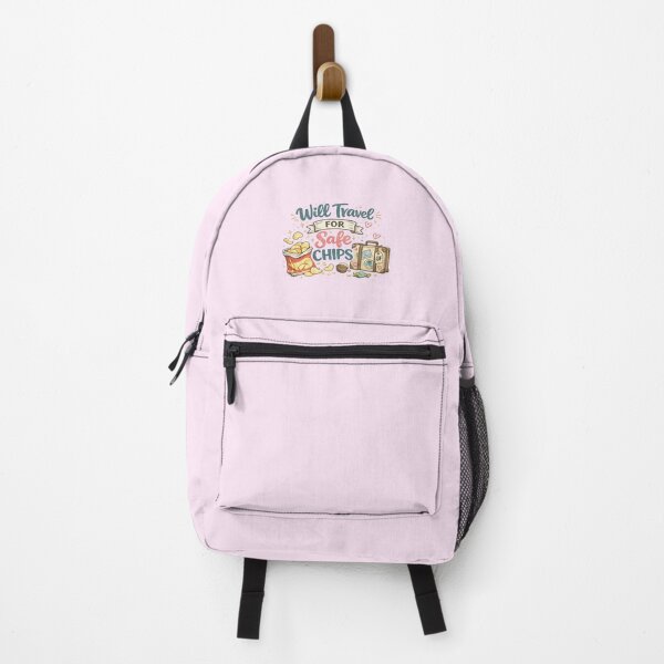 Item preview, Will Travel for Safe Chips – Funny Gluten Free Travel Design designed and sold by My Gluten Free Life UK.