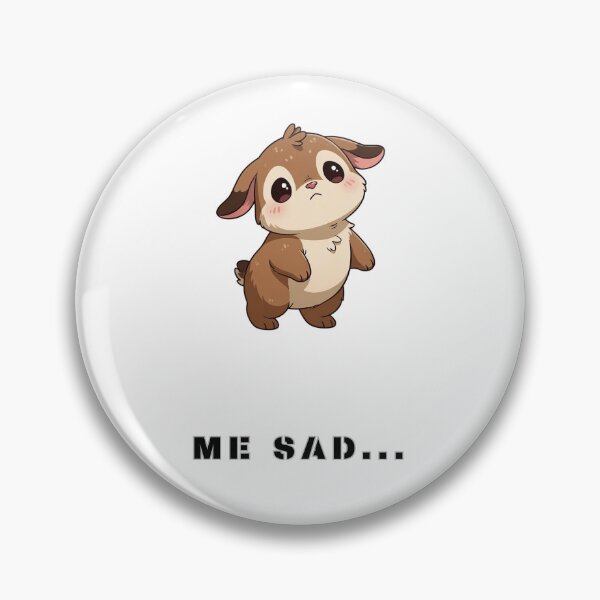 Item preview, Me sad - Cute Bunny Mood designed and sold by StudioPixelMix.