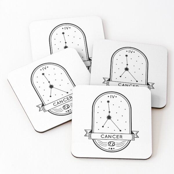 Item preview, Cancer Zodiac Emblem Minimalist Line Art designed and sold by debbiebento.