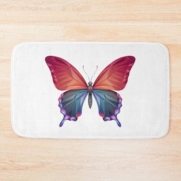 Item preview, Tribal Butterfly - Rainbow Geometric Butterfly – Vibrant Low Poly Butterfly Art designed and sold by ArcticFoxStudio.