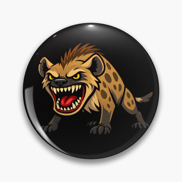 Item preview, Roaring Hyena – Fierce Wild Animal Illustration designed and sold by ROARSOME DESiGNS.