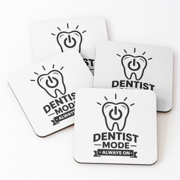 Item preview, Dentist Mode Always ON Funny Dentist Gift Dental Hygienist Tooth Design designed and sold by Mommy-Smile.
