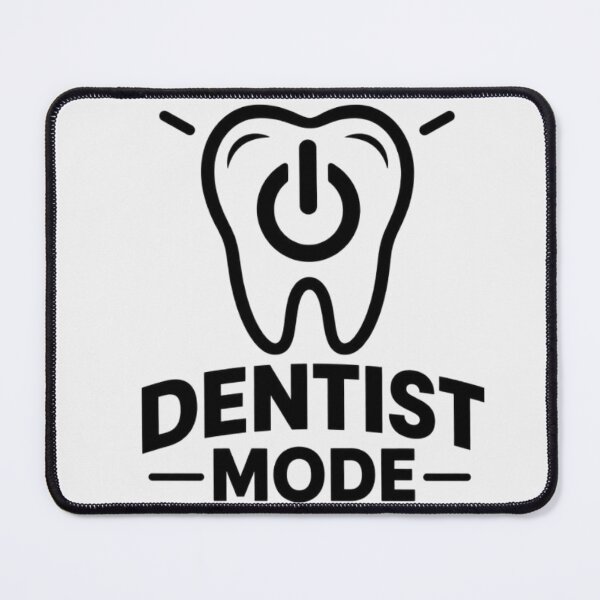 Item preview, Dentist Mode Always ON Funny Dentist Gift Dental Hygienist Tooth Design designed and sold by Mommy-Smile.