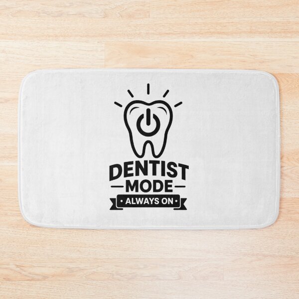 Item preview, Dentist Mode Always ON Funny Dentist Gift Dental Hygienist Tooth Design designed and sold by Mommy-Smile.