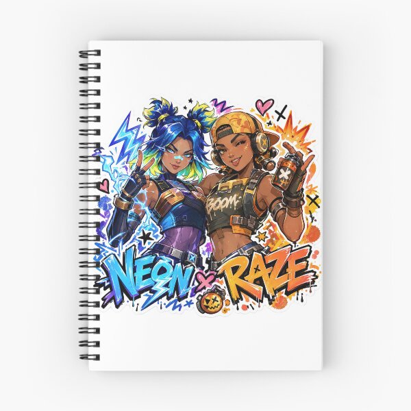 Item preview, Valorant Neon Raze Doodle Fan Art designed and sold by RadiantDrop.