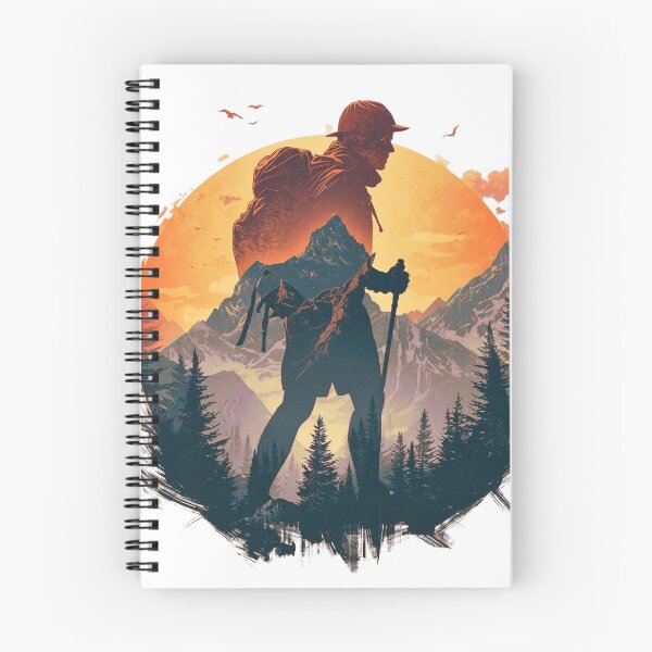 Item preview, Mountain Within – Adventure Double Exposure Hiking  designed and sold by jatindesignss.