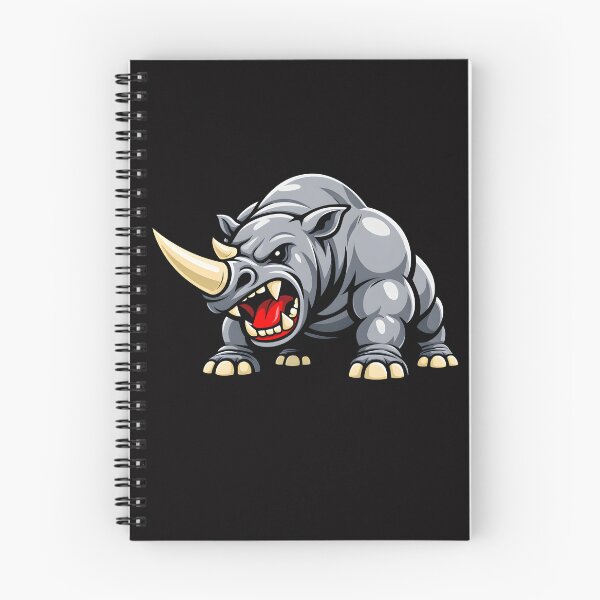 Item preview, Rinoceronte Rugiendo – Ilustración de Animal Feroz designed and sold by ROARSOME DESiGNS.