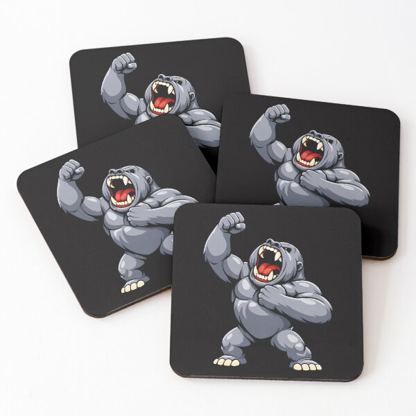 Item preview, Roaring Gorilla – Fierce Primate Illustration designed and sold by ROARSOME DESiGNS.