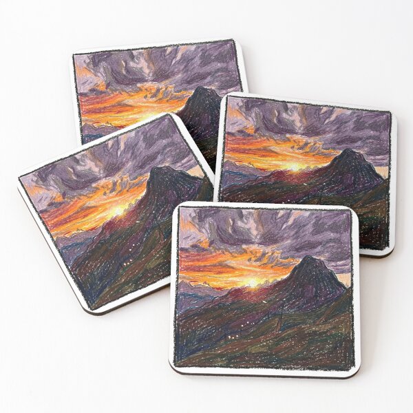 Item preview, Mountains under a sunset designed and sold by CristianCEB.