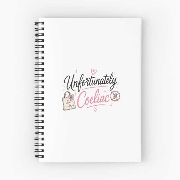 Item preview, Unfortunately, Coeliac – Funny Minimalist Gluten Free Design designed and sold by My Gluten Free Life UK.