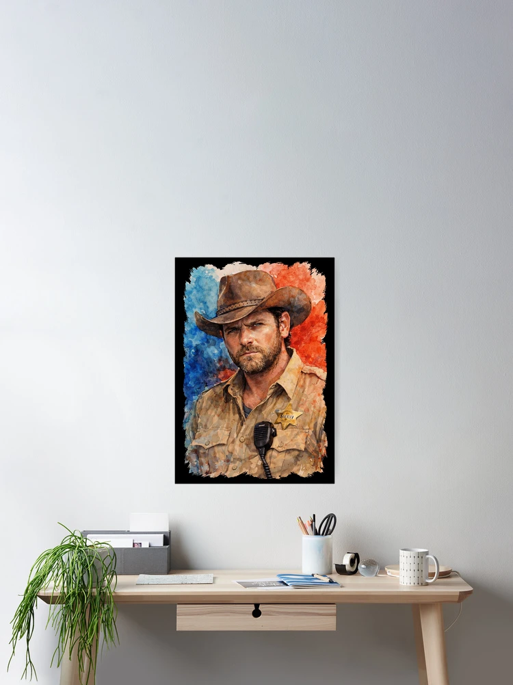 Imagen 2 de 3, Póster con la obra Sheriff David Rilon, diseñada y vendida por G.C.JONES.